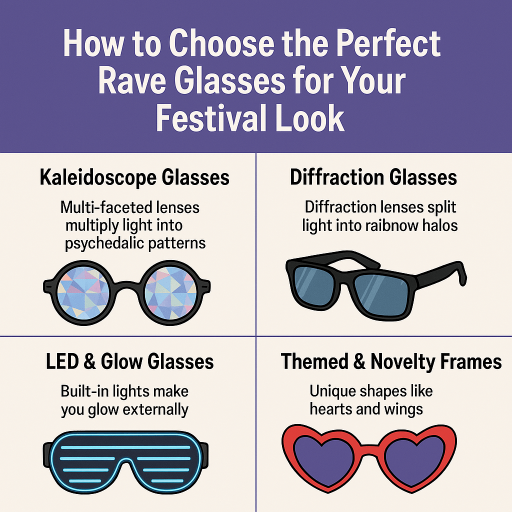 How to Choose the Perfect Rave Glasses for Your Festival Look
