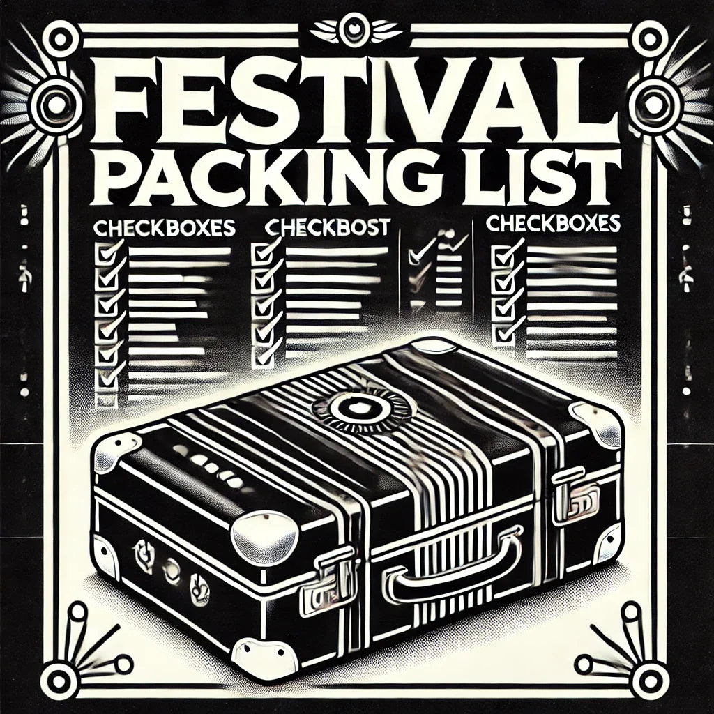 festival packing list