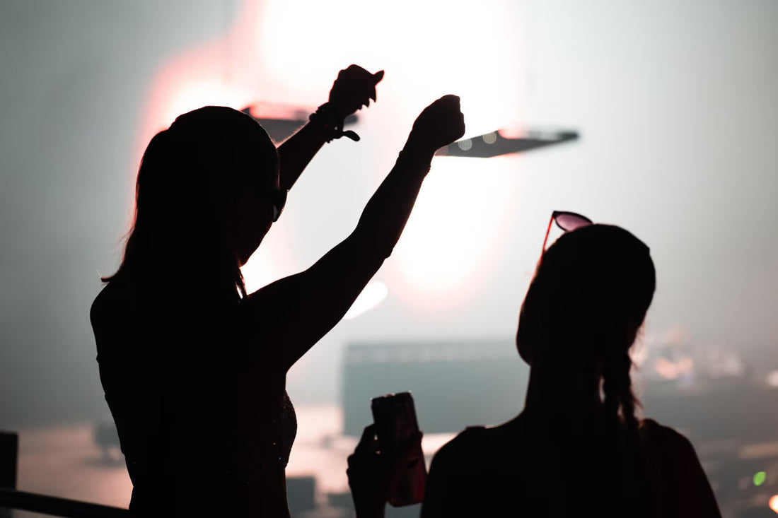 Picture from tomorrowland at a rave party