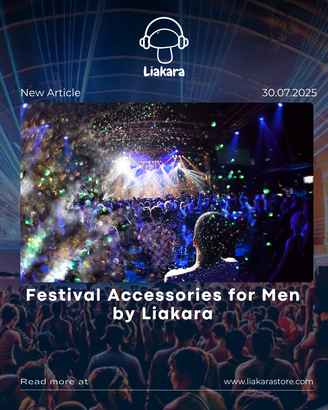 Liakara Store Image about rave and festival accessories for men