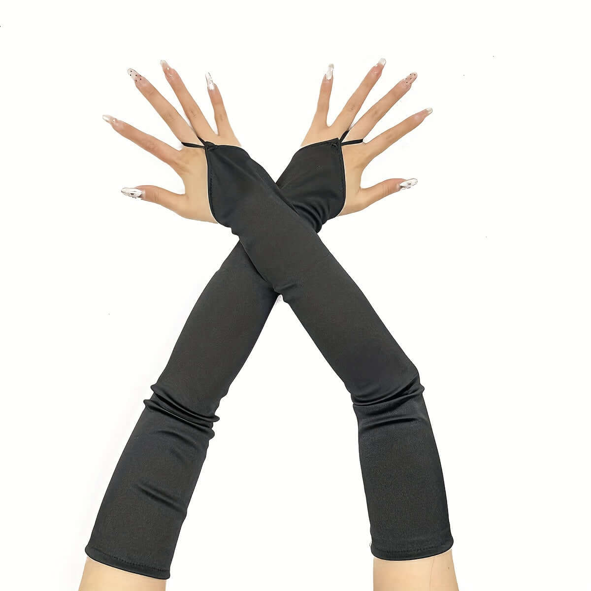 black arm warmers for EDM festival essentials, perfect for techno events