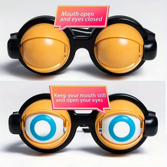 Crazy Eyes Novelty Glasses with fun prank designs for parties and celebrations, suitable for ages 6 and up.