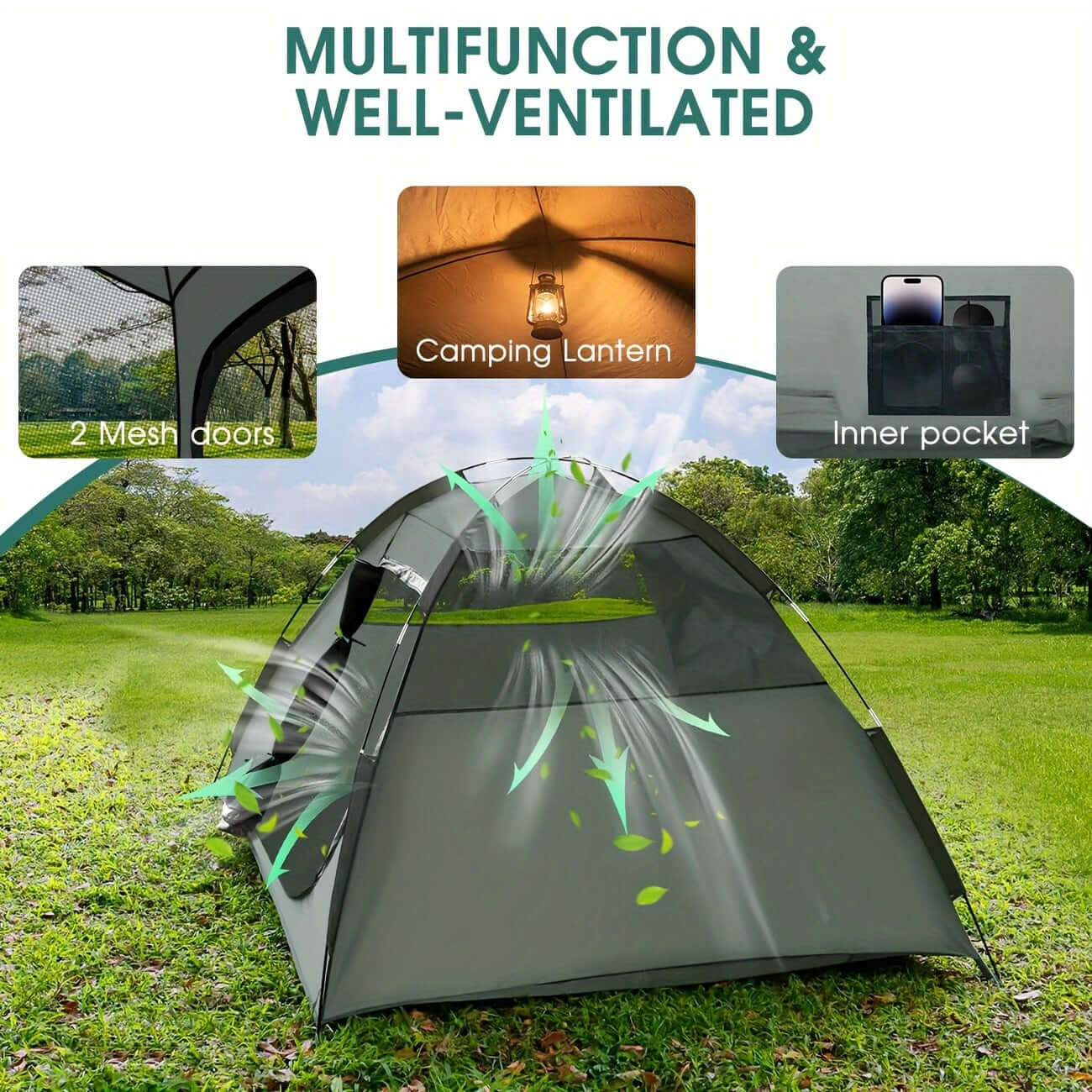 3 man dome tent