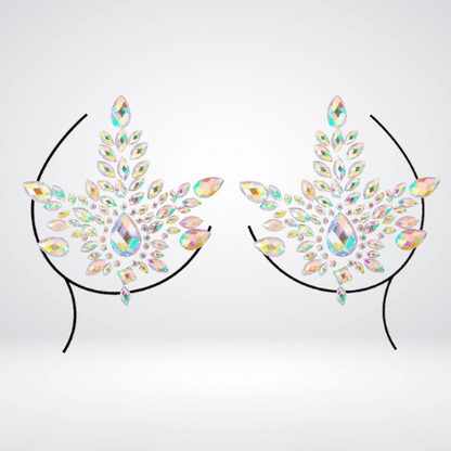 crystal nipple pasties