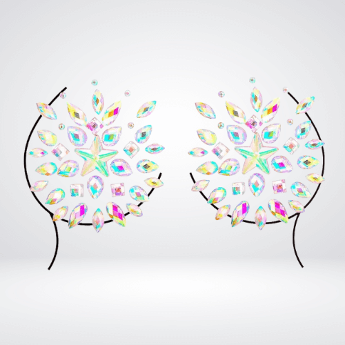 crystal nipple pasties