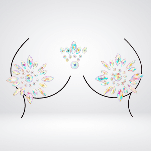 crystal nipple pasties