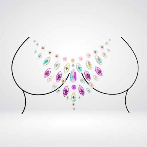 crystal nipple pasties