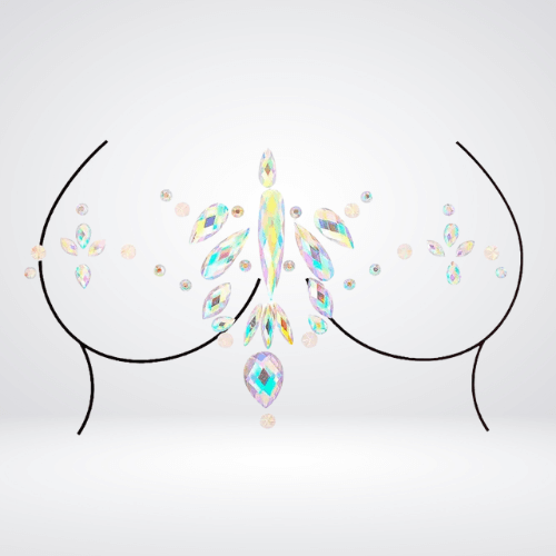 crystal nipple pasties