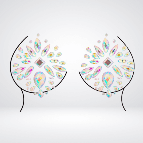 crystal nipple pasties