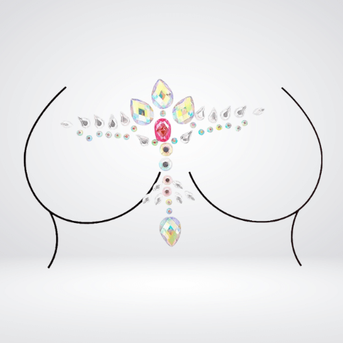 crystal nipple pasties