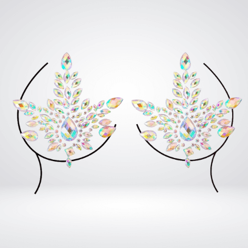 crystal nipple pasties