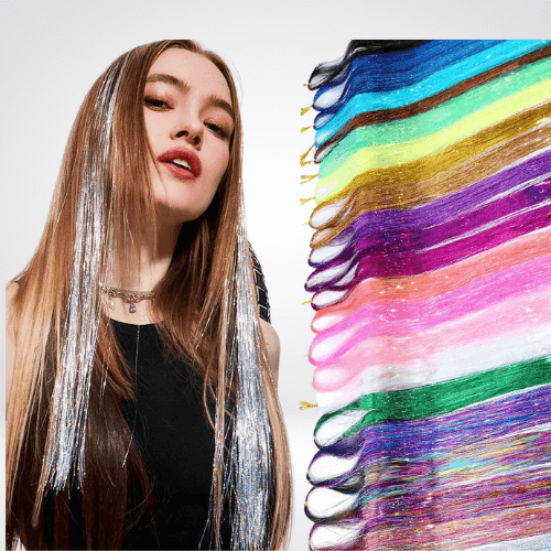 festival clip in hair extensions