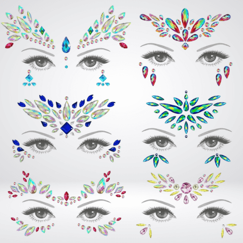 Festival Face Gems