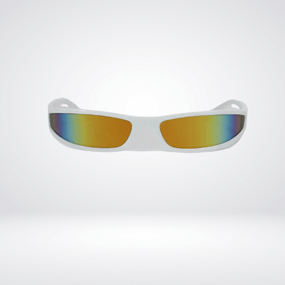 Futuristische Y2K-Sonnenbrille mit schmalem Rahmen – farbenfrohe, trendige Sonnenbrillen für Rave &amp; Festival 2024 🍄