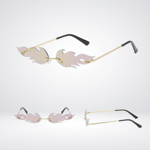 pink flame sunglasses
