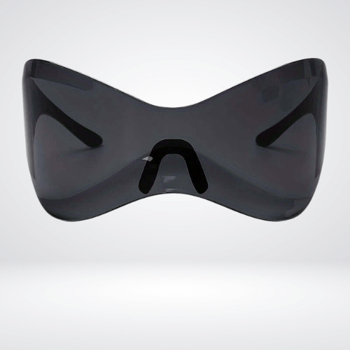 black rave glasses