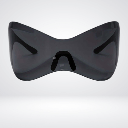 black rave glasses