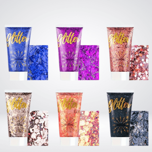 Glitter Around Eyes Festival