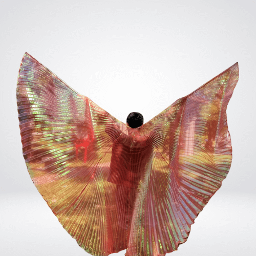 holographic angel wings