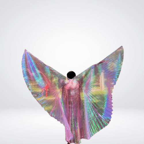holographic angel wings