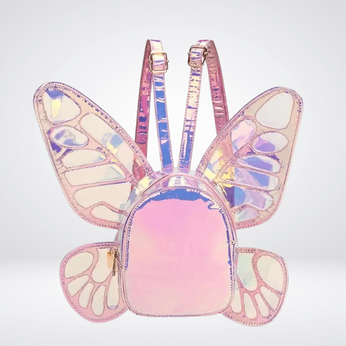  Holographic Butterfly Backpack
