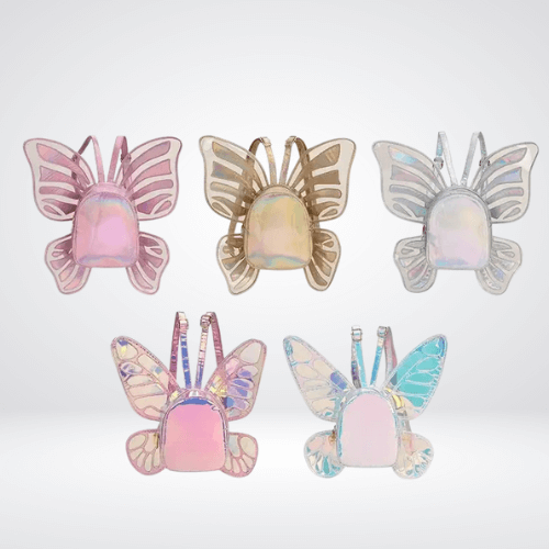  Holographic Butterfly Backpack
