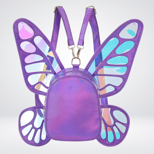  Holographic Butterfly Backpack