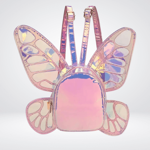  Holographic Butterfly Backpack