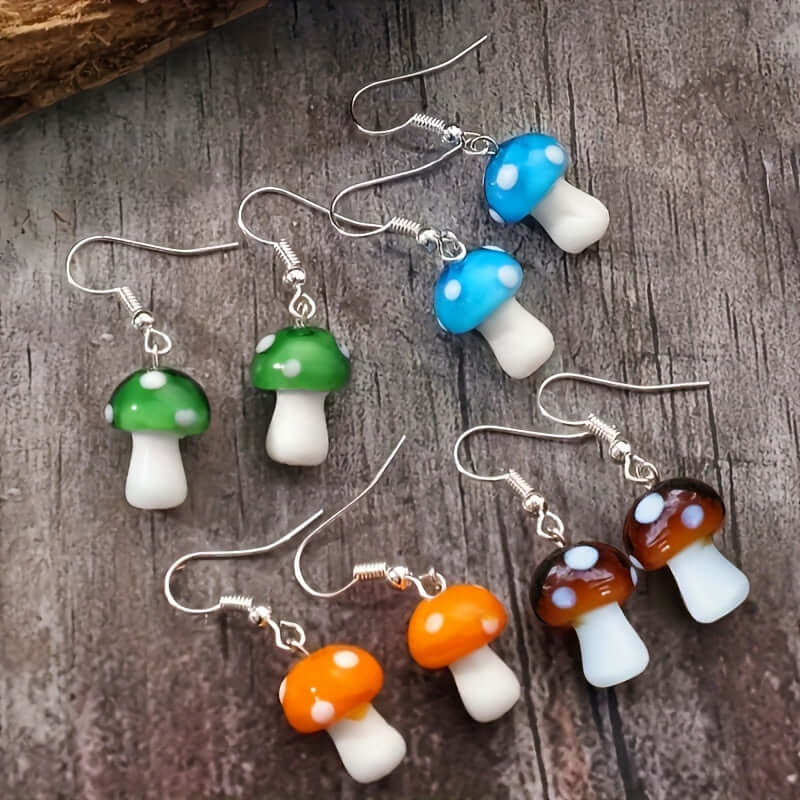 Mushroom Earrings 