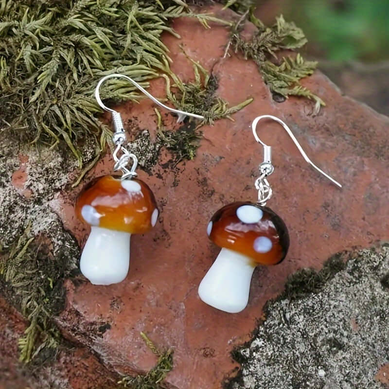 Mushroom Earrings 