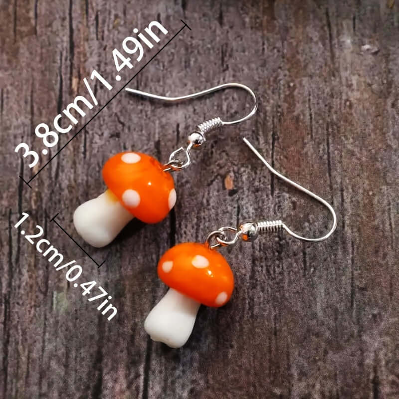 Mushroom Earrings 