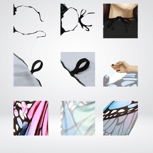 rave butterfly wings