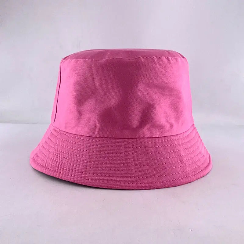 Pink bucket hat with LED glow, ideal for beach and party events, offering comfort and style for both men and women.