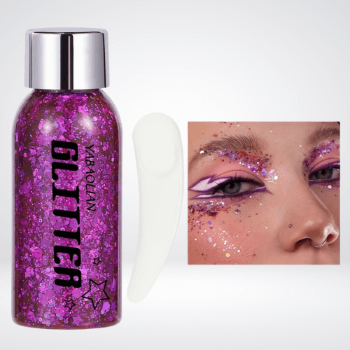 festival face glitter