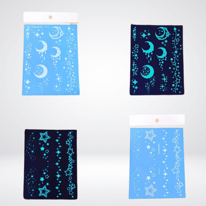 glow in the dark tattoo sticker