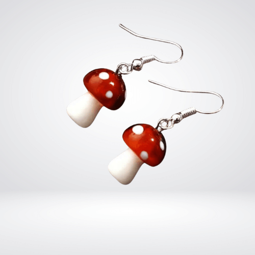 Mushroom Earrings