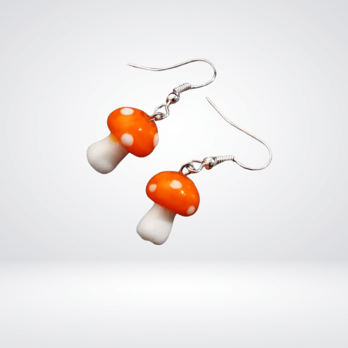 Mushroom Earrings