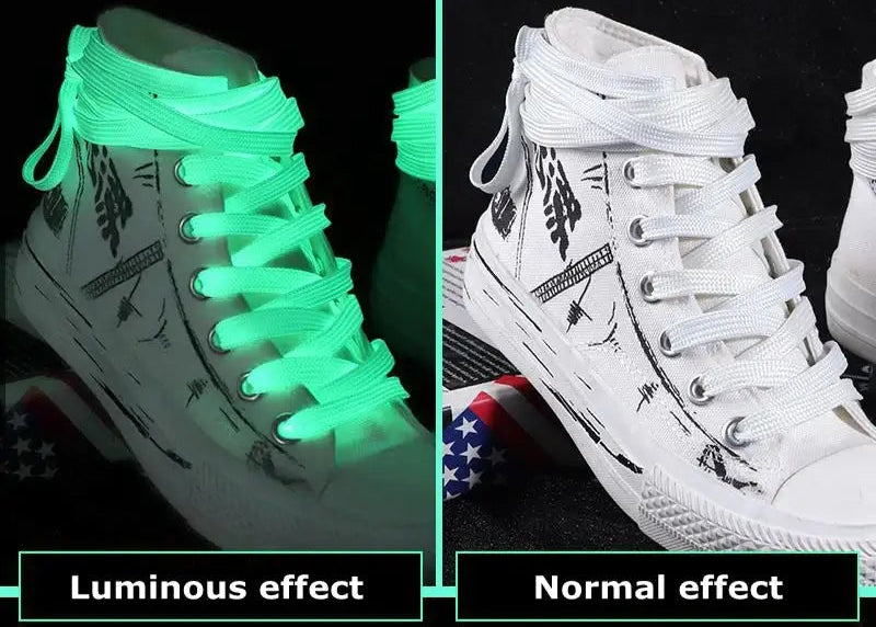 fluorescent shoelaces