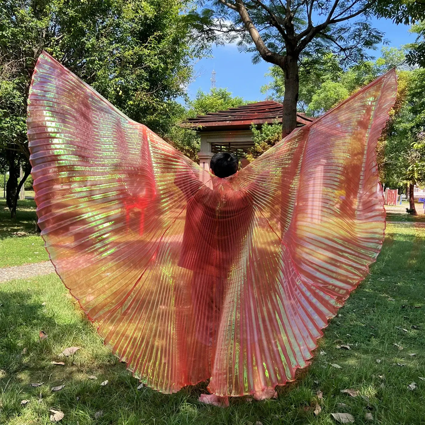 holographic angel wings