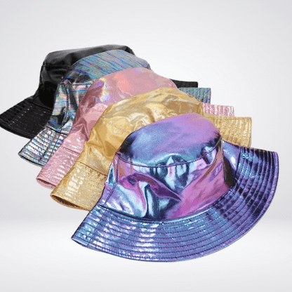 holographic bucket hat