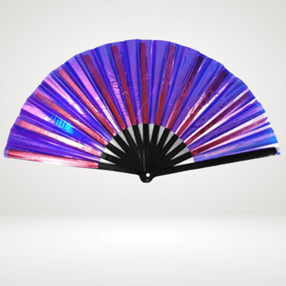 Holographic Hand folding fan