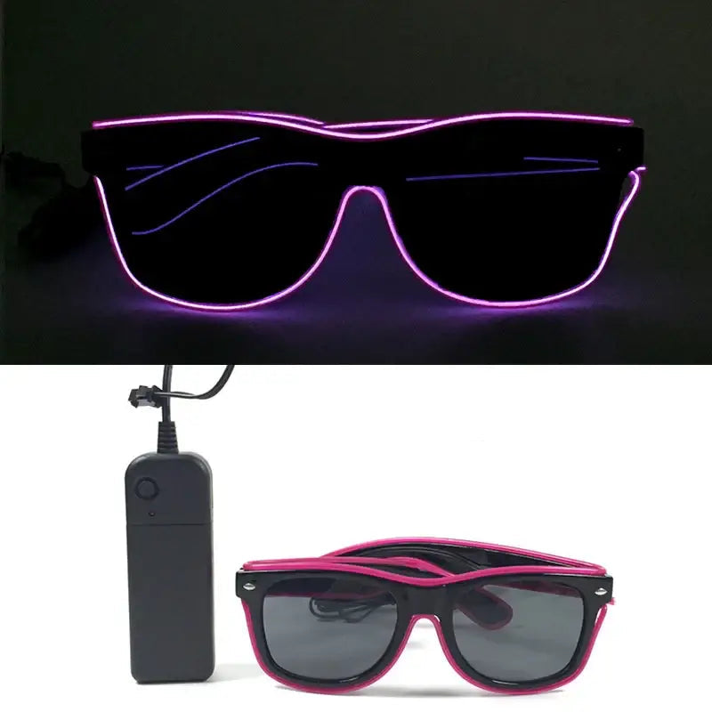 led light for glasses