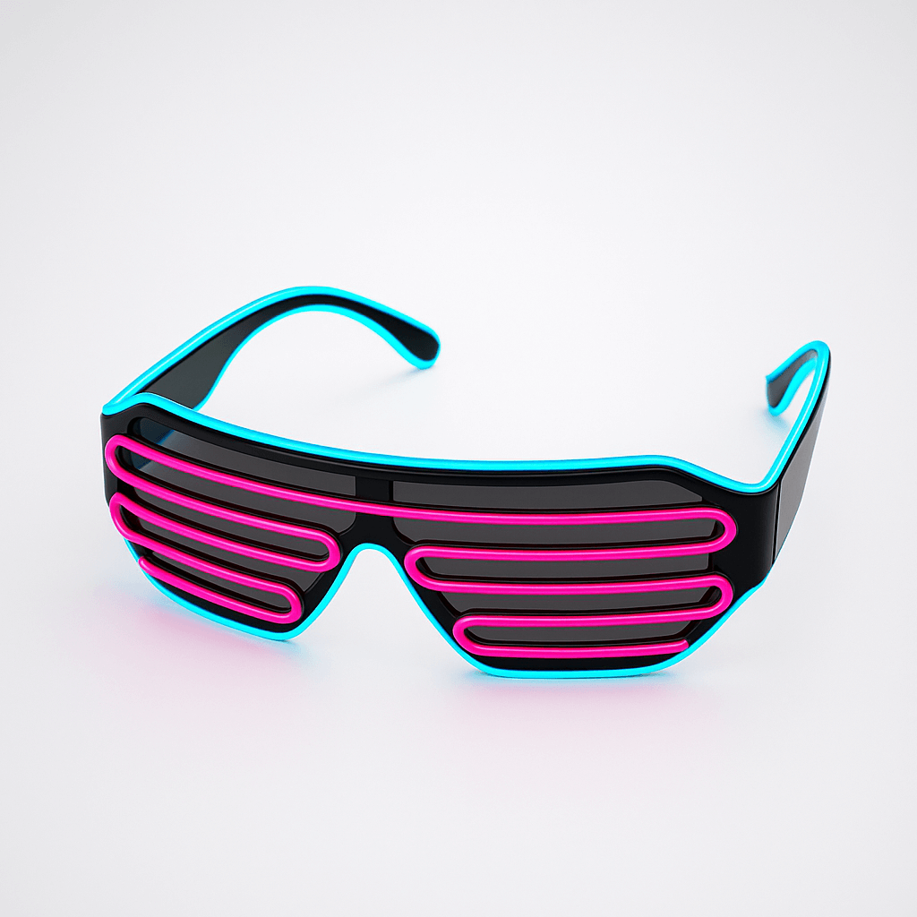 led rave glasses