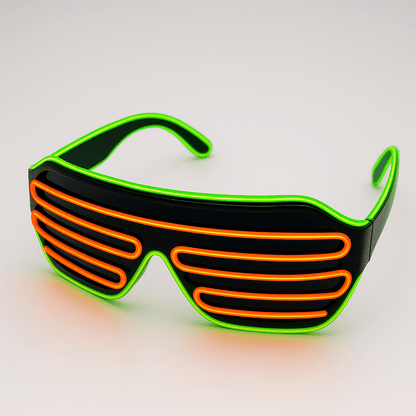 neon glasses
